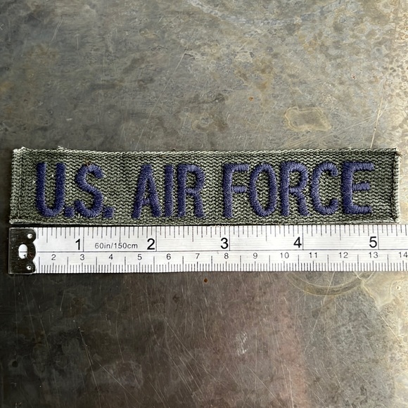 U.S. AIR FORCE embroidered tape patch - Vintage - Picture 8 of 10
